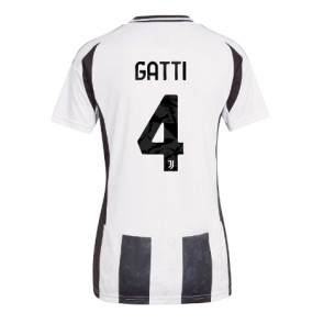 Juventus Federico Gatti #4 Hjemmebanetrøje Dame 2024-25 Kort ærmer